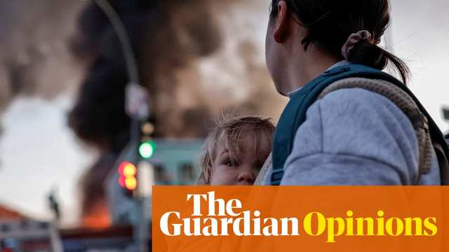 Russia is raining death on Ukraine’s women and children. Our hands shake but we keep going for love | Alina Sarnatska