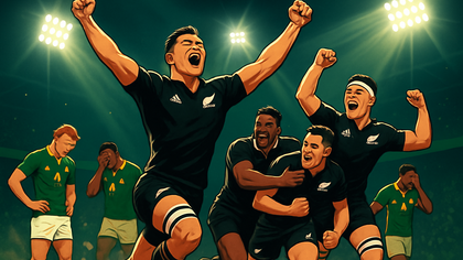 All Blacks Triumph, Springboks Struggle in Rugby Clash