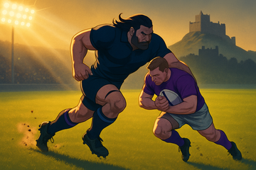 Seb Stephen: Scotland's Rugby Monster from a Castle